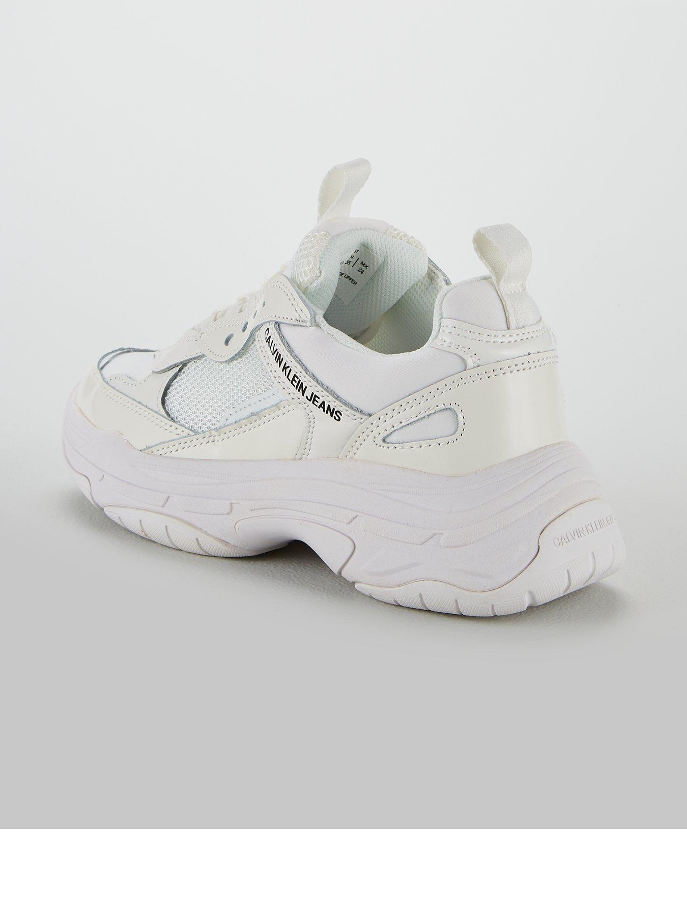 calvin klein maya trainers bright white