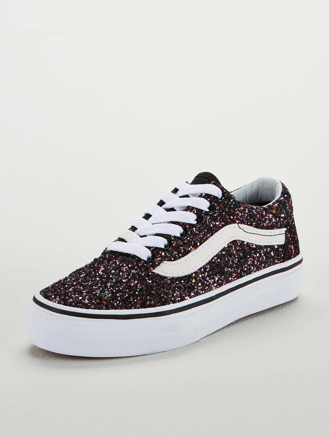 old school glitter vans