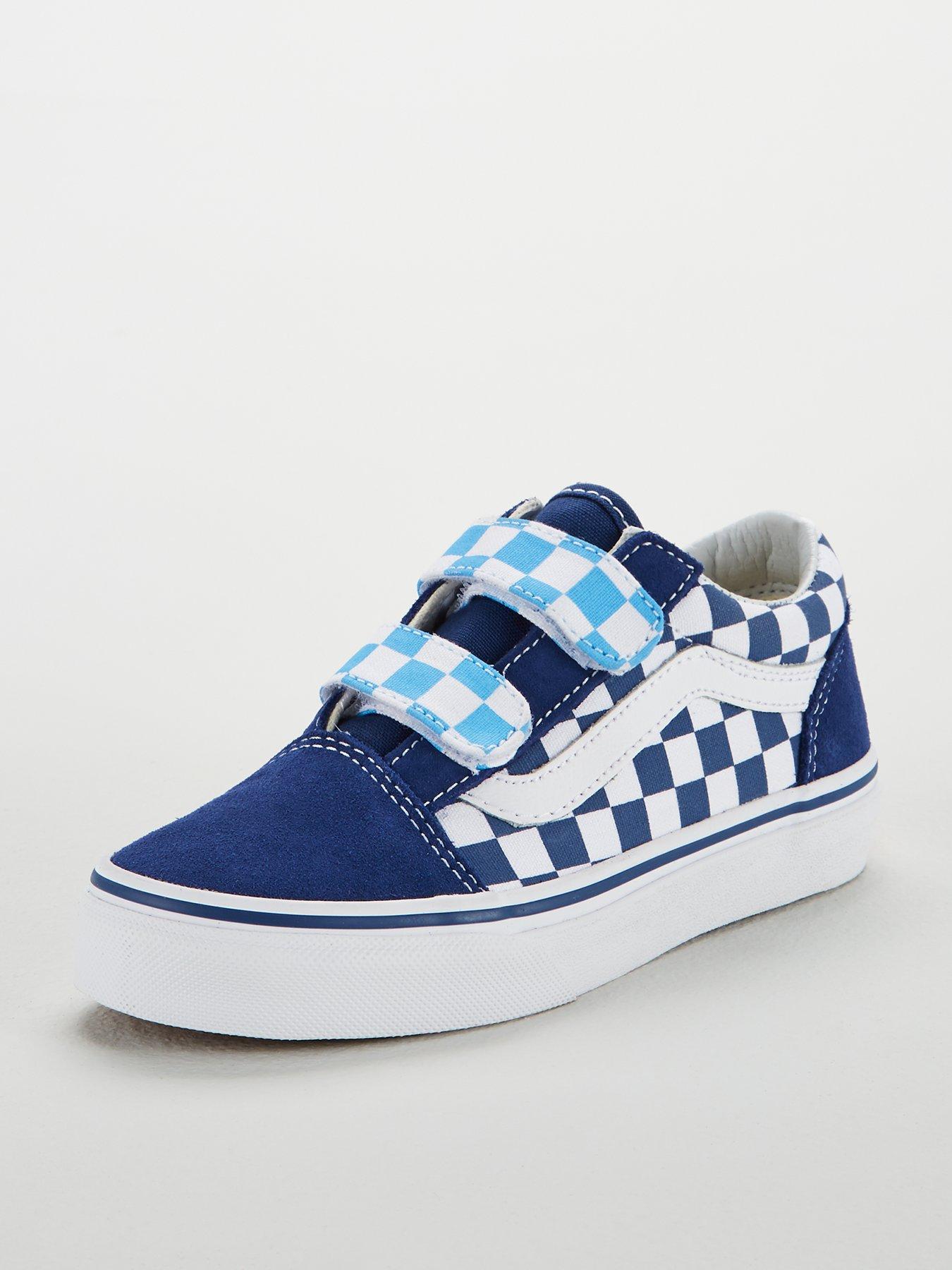 checkerboard vans junior