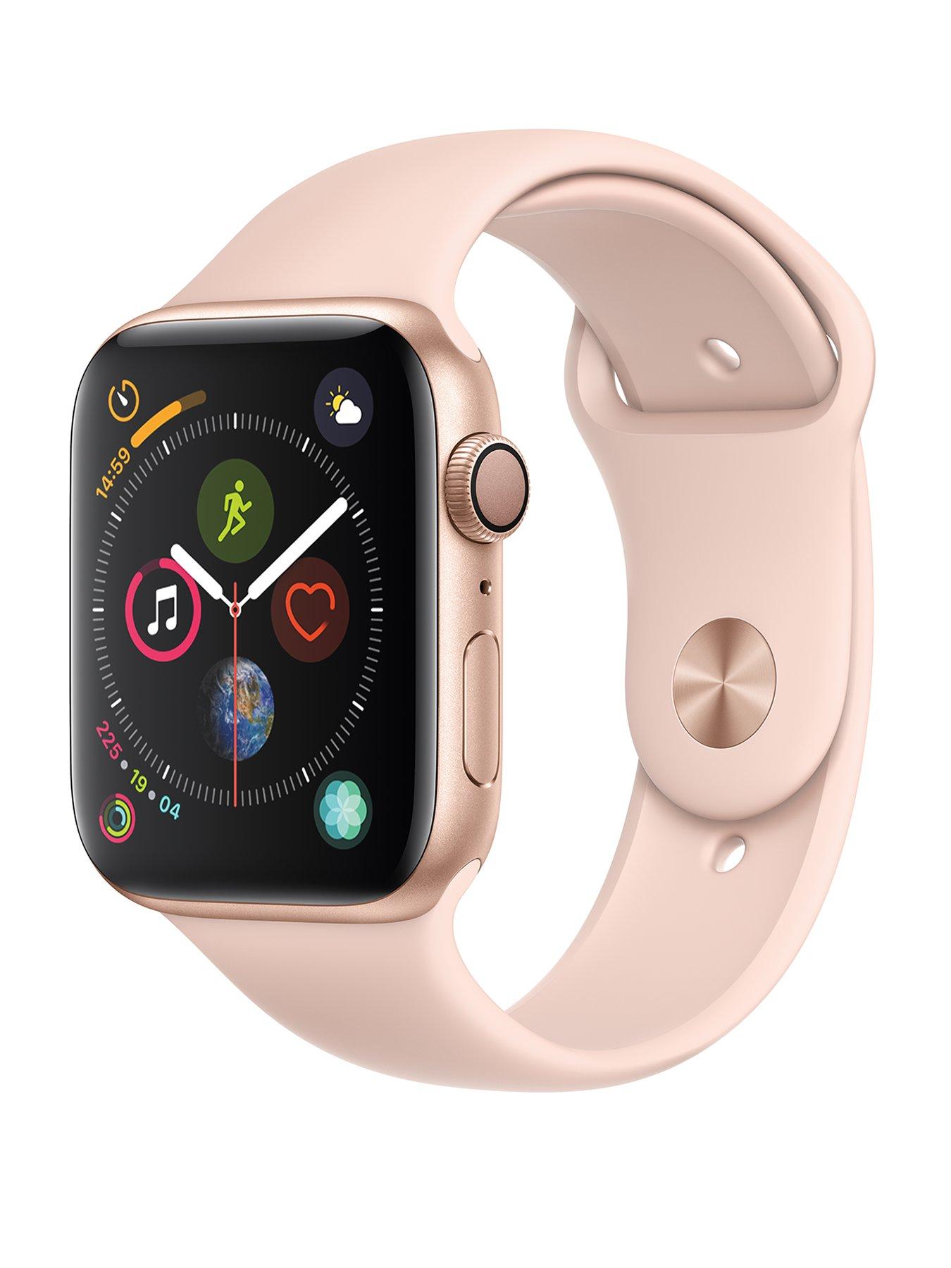 apple watch series 4 gold case pink band