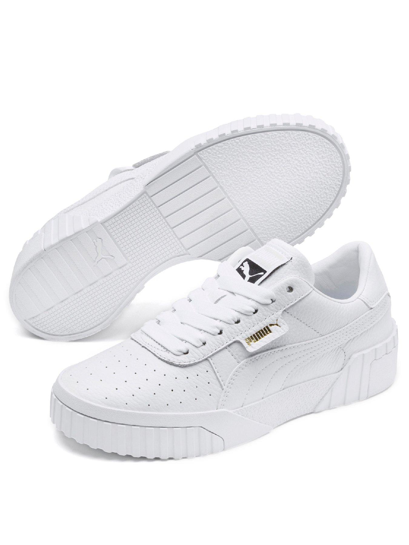 puma cali triple white sneakers