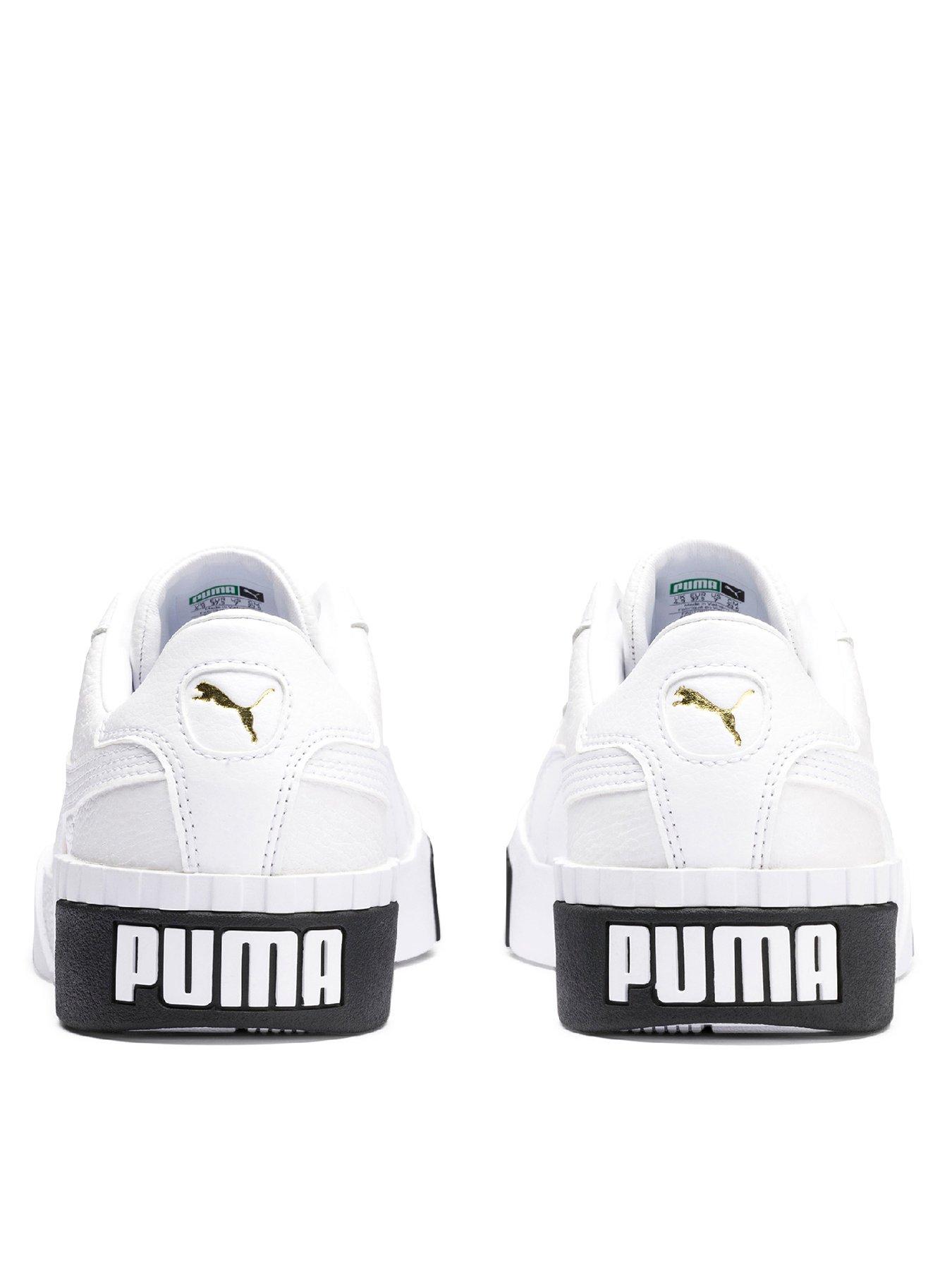 puma cali white black