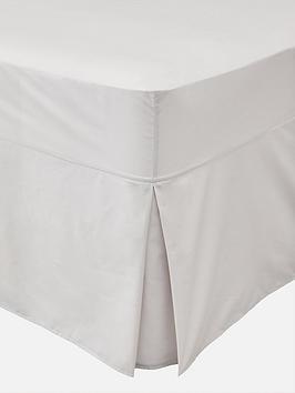 Product photograph of Very Home Non-iron 180 Thread Count Box Pleat Valance from very.co.uk