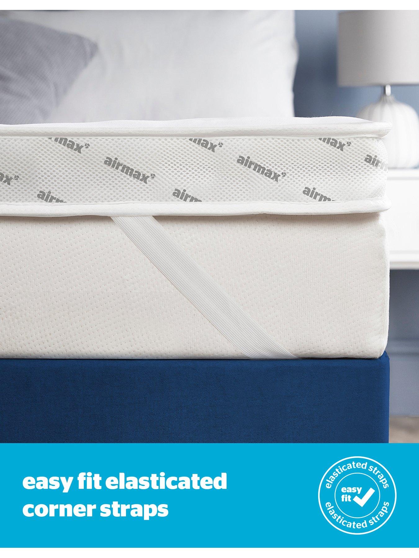 Image 4 of 7 of Silentnight Airmax 800 8 cm&nbsp;Mattress Topper - White