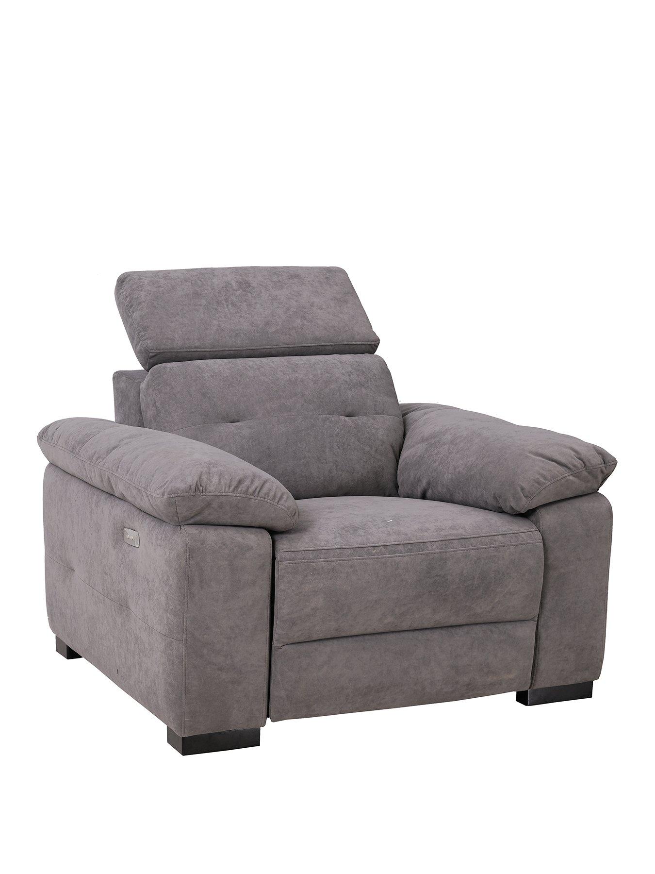 Bowen Fabric Power Recliner Armchair very.co.uk