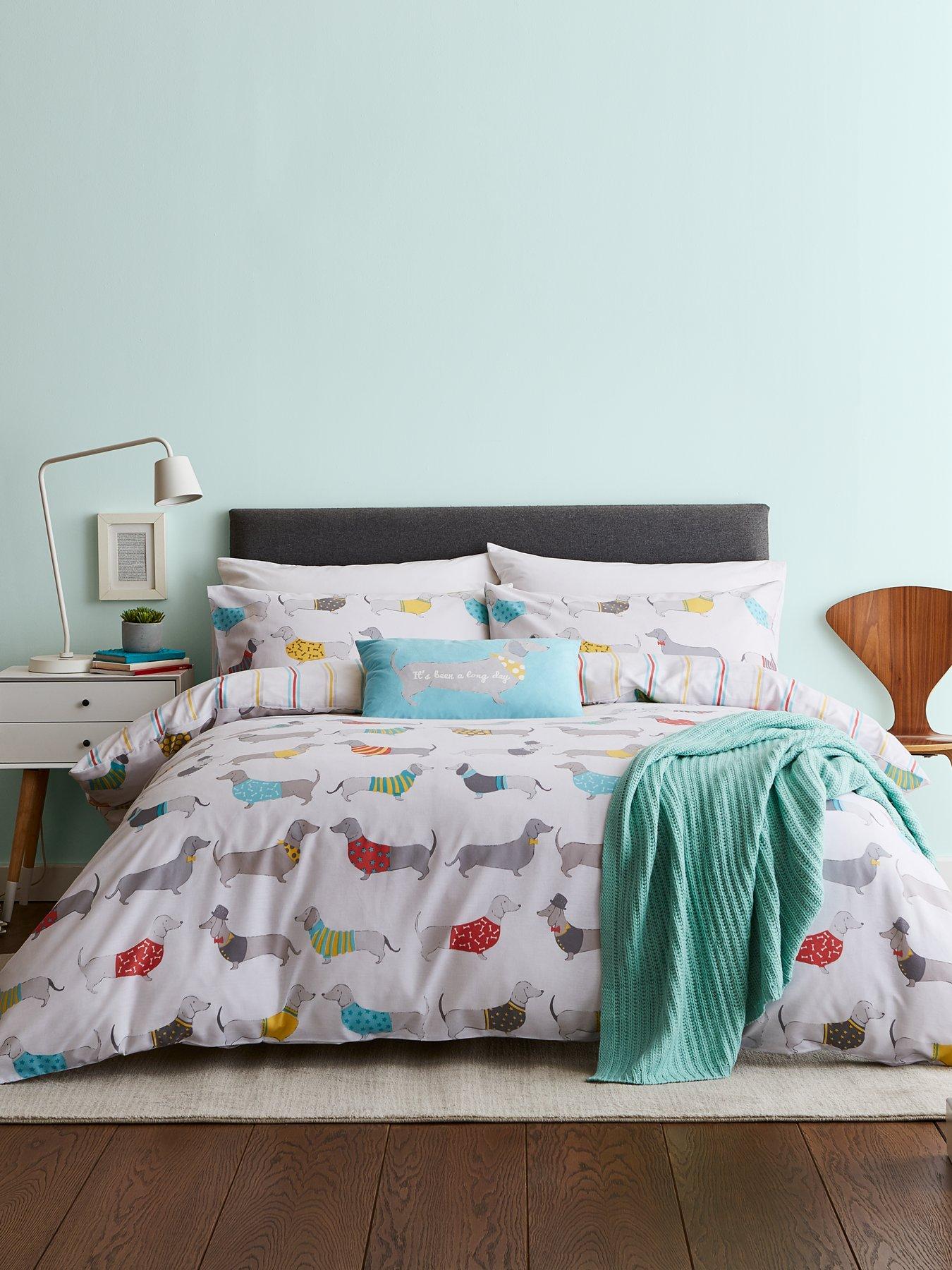 Catherine Lansfield Silly Sausage Dogs Duvet Cover Set Very Co Uk