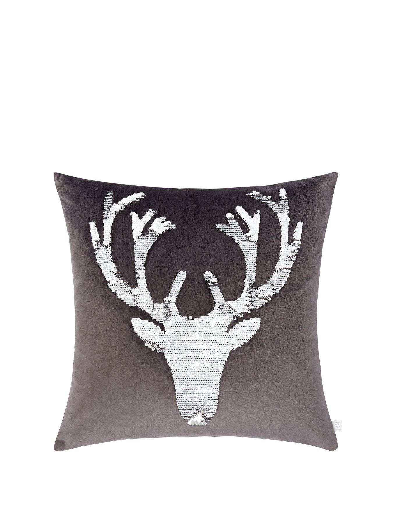 Christmas stag outlet cushions