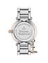  image of vivienne-westwood-mother-orb-mother-of-pearl-and-rose-gold-detail-dial-with-charm-two-tone-stainless-steel-bracelet-ladies-watch