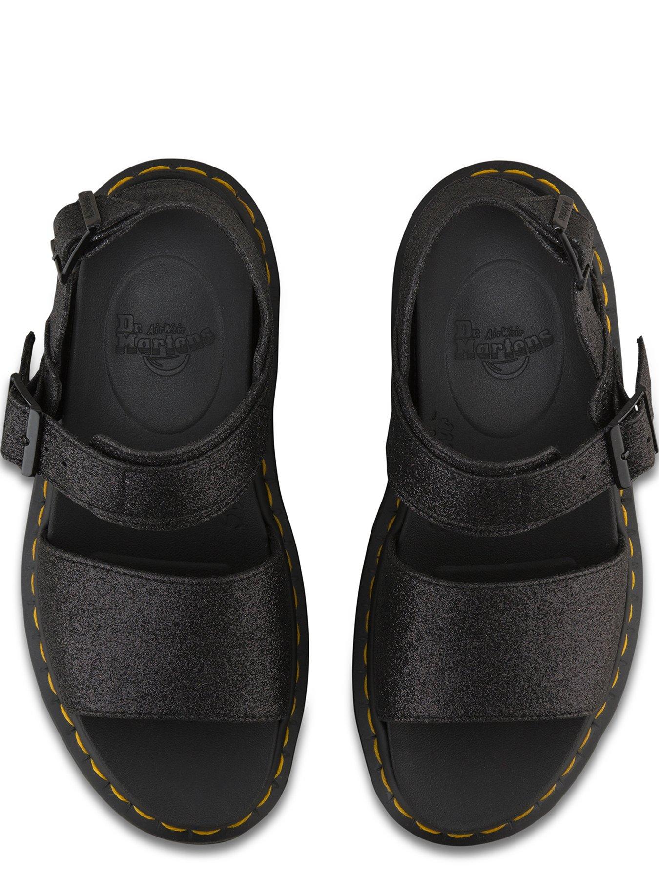 voss fine glitter sandals