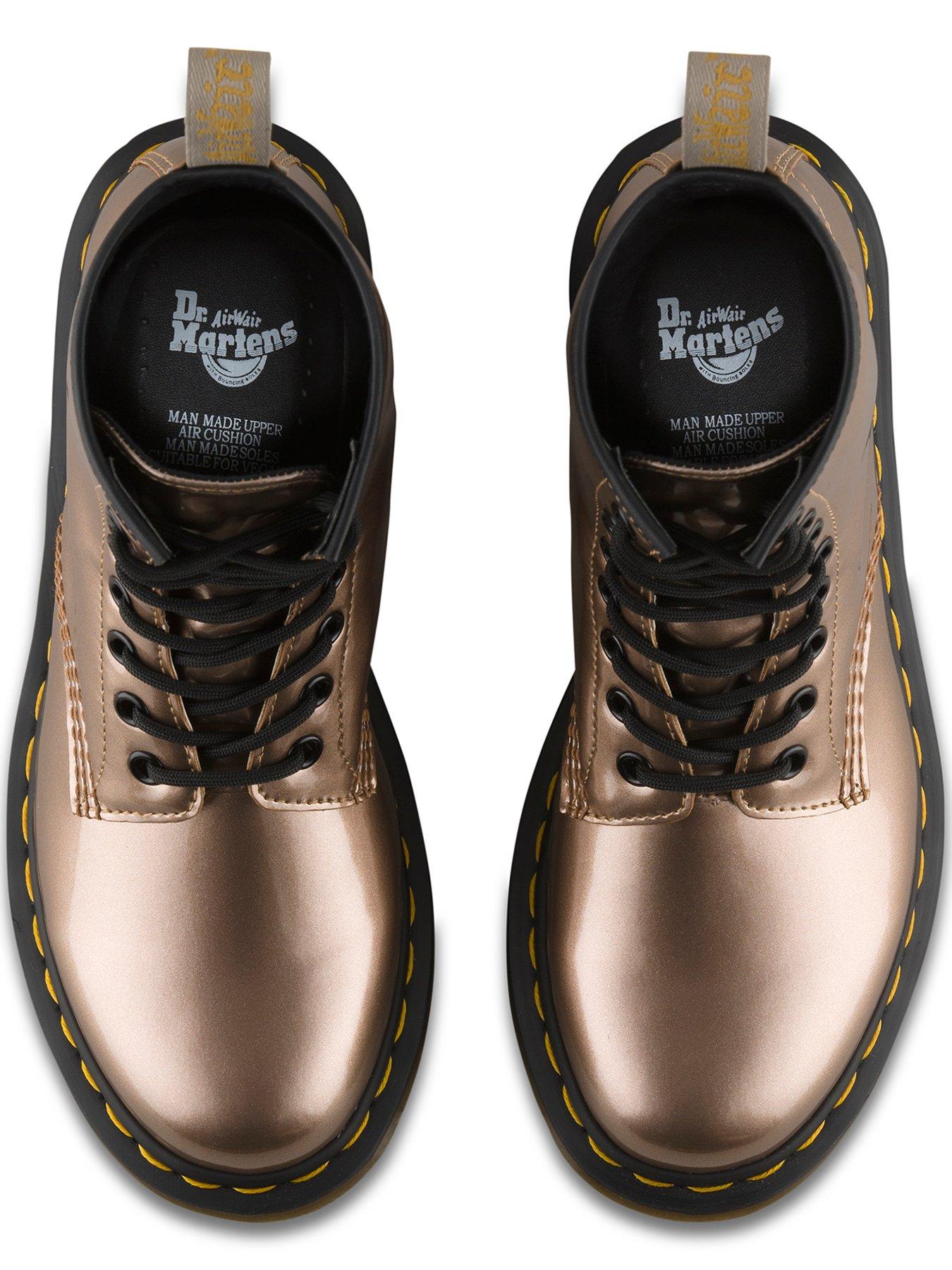 dr martens vegan rose gold