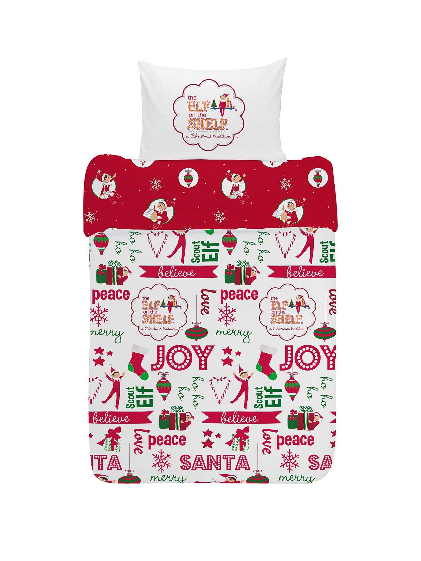 Elf On The Shelf Reversible Christmas Junior Duvet Cover Set review