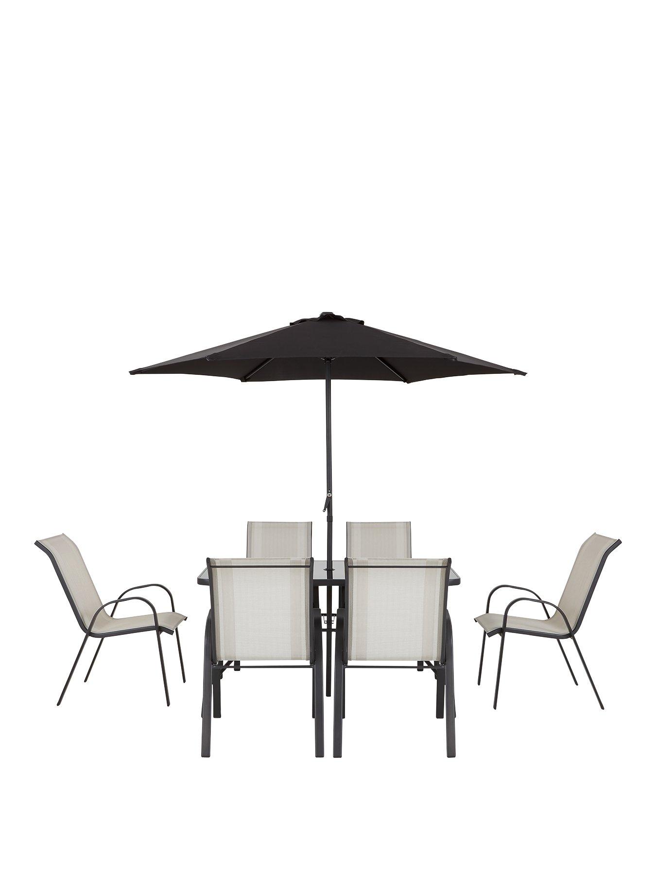 Province 8 Piece Dining Set Garden Furniture