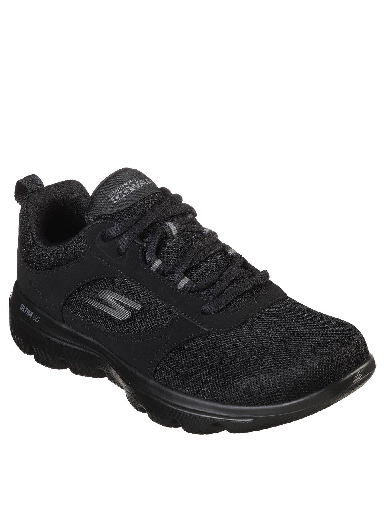 ladies wide fit skechers trainers