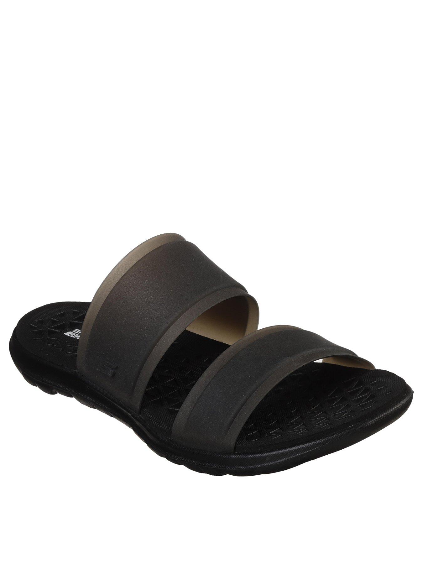 skechers cali beaded slider
