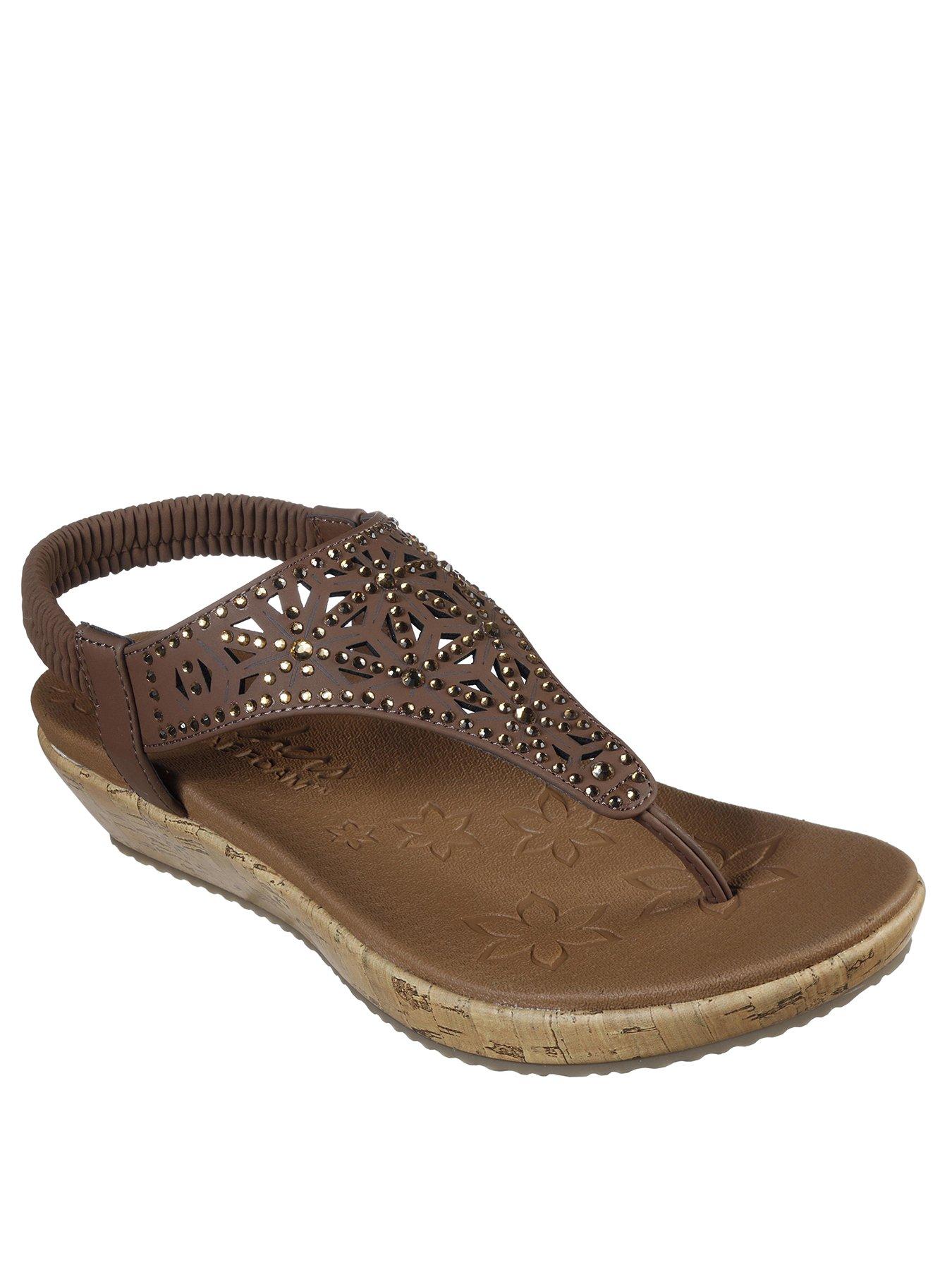 skechers brie wedge sandal