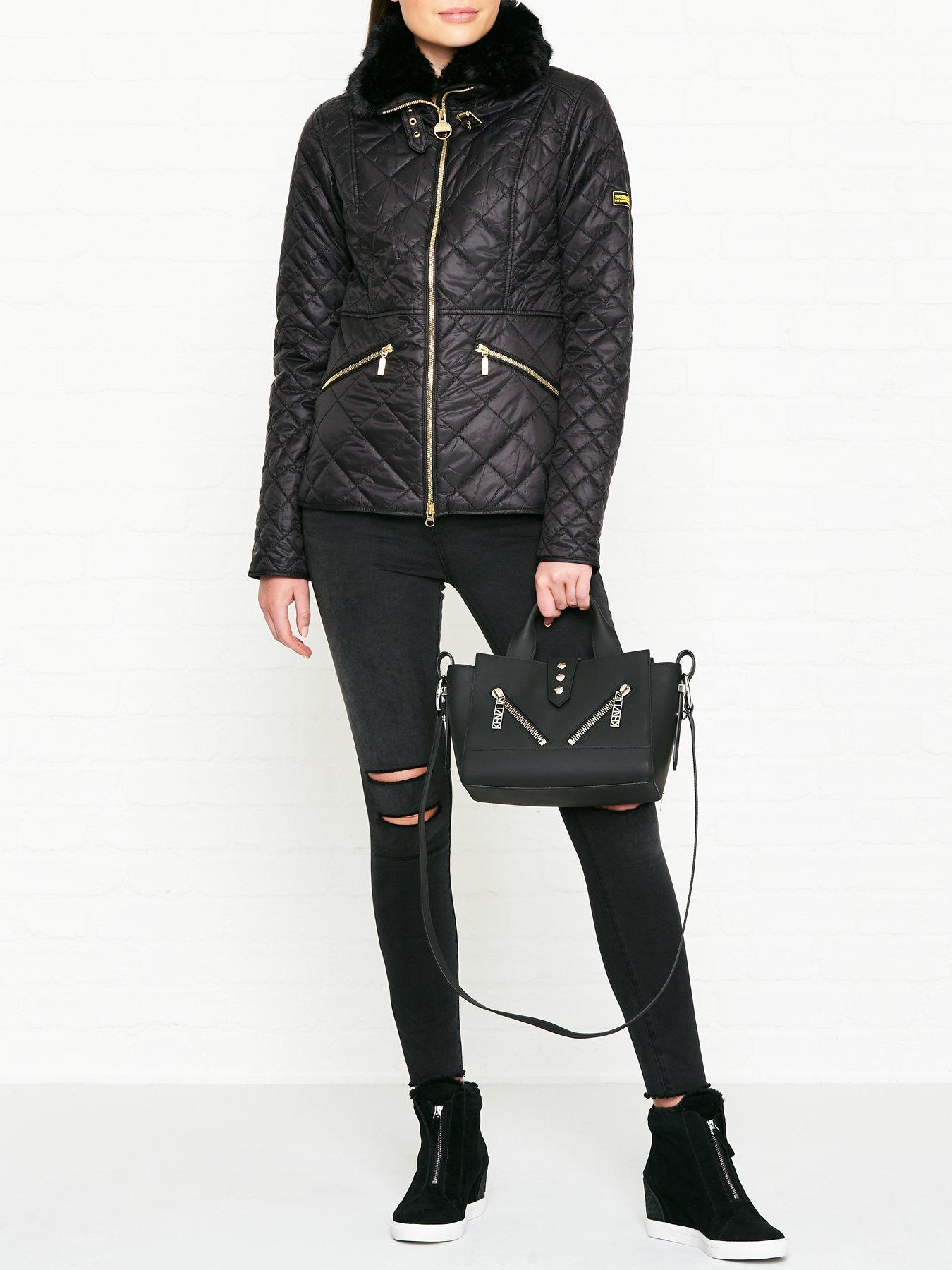 barbour corner quilted jacket