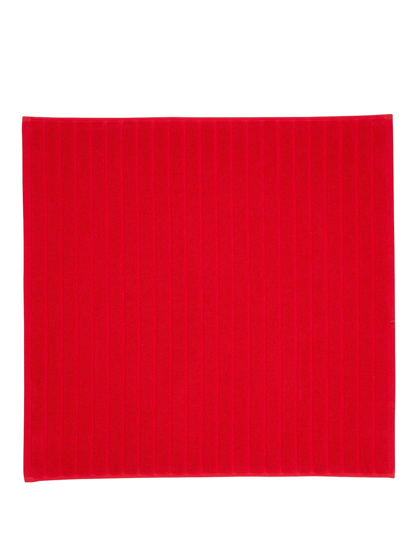 Christy Prisim Toweling Shower Mat Fire Engine Red Very Co Uk