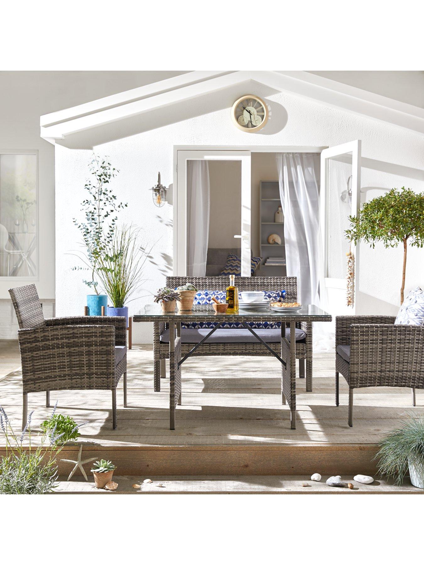 Casual dining set garden new arrivals