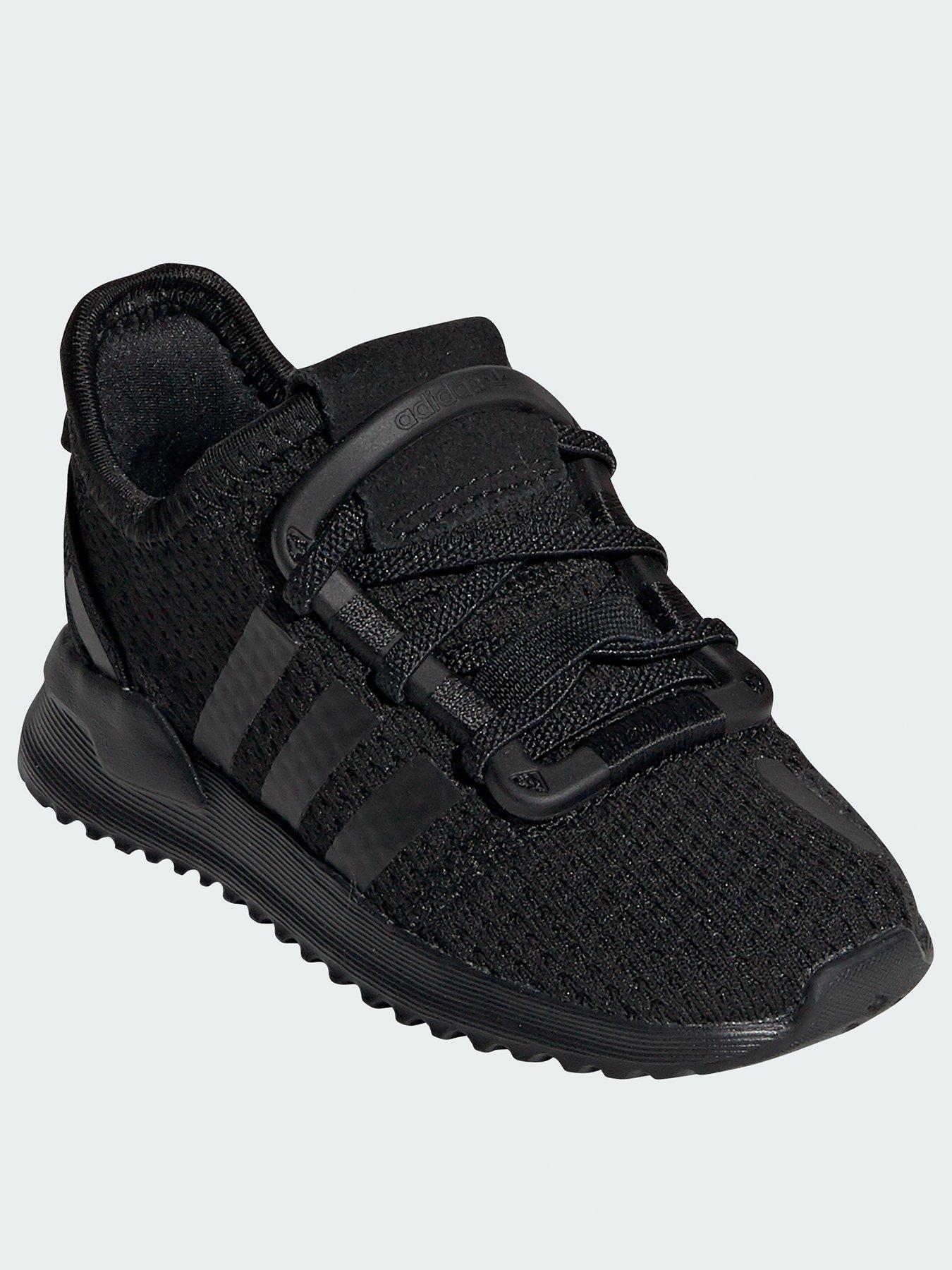 infant black adidas trainers