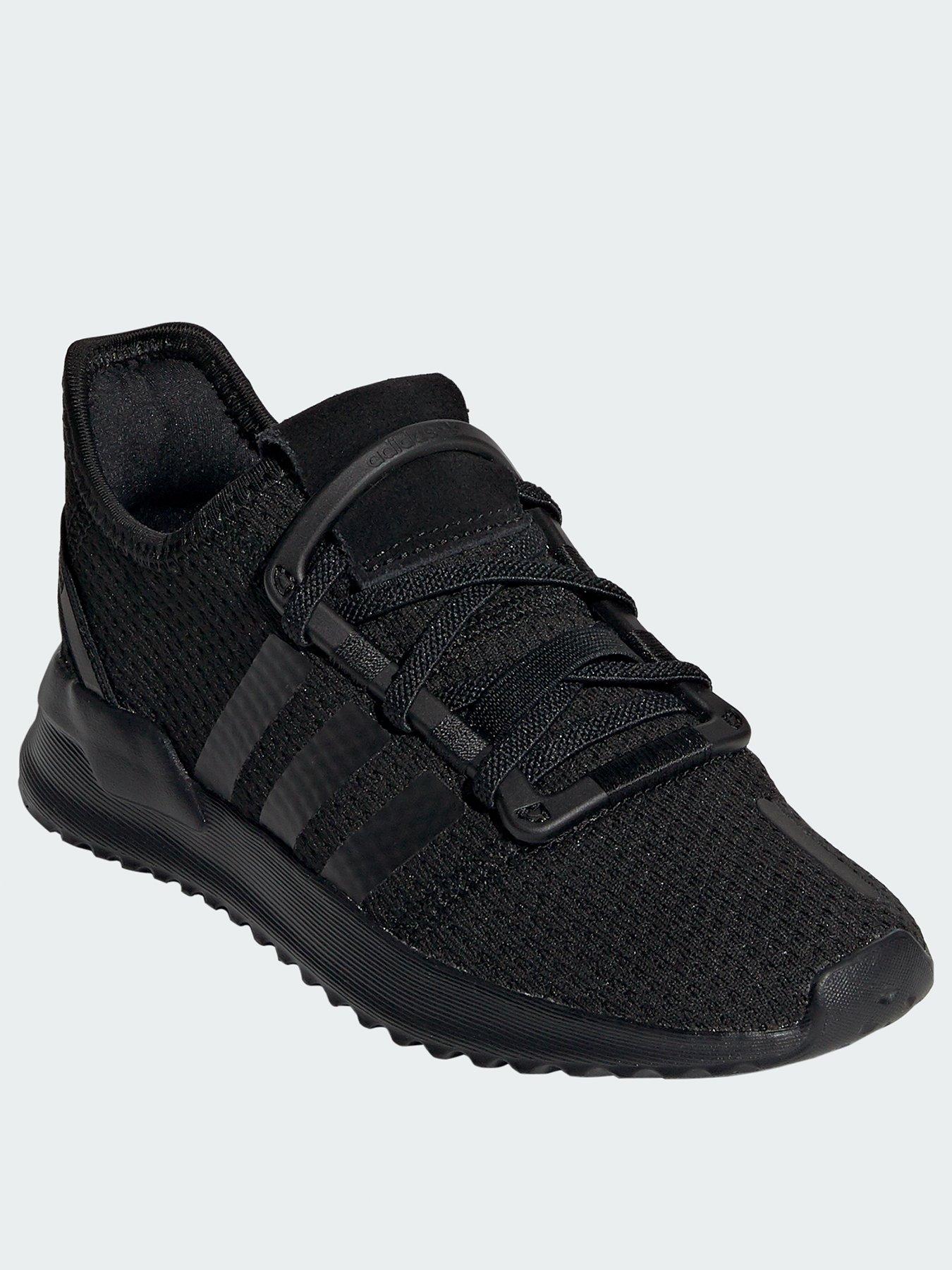 black adidas trainers