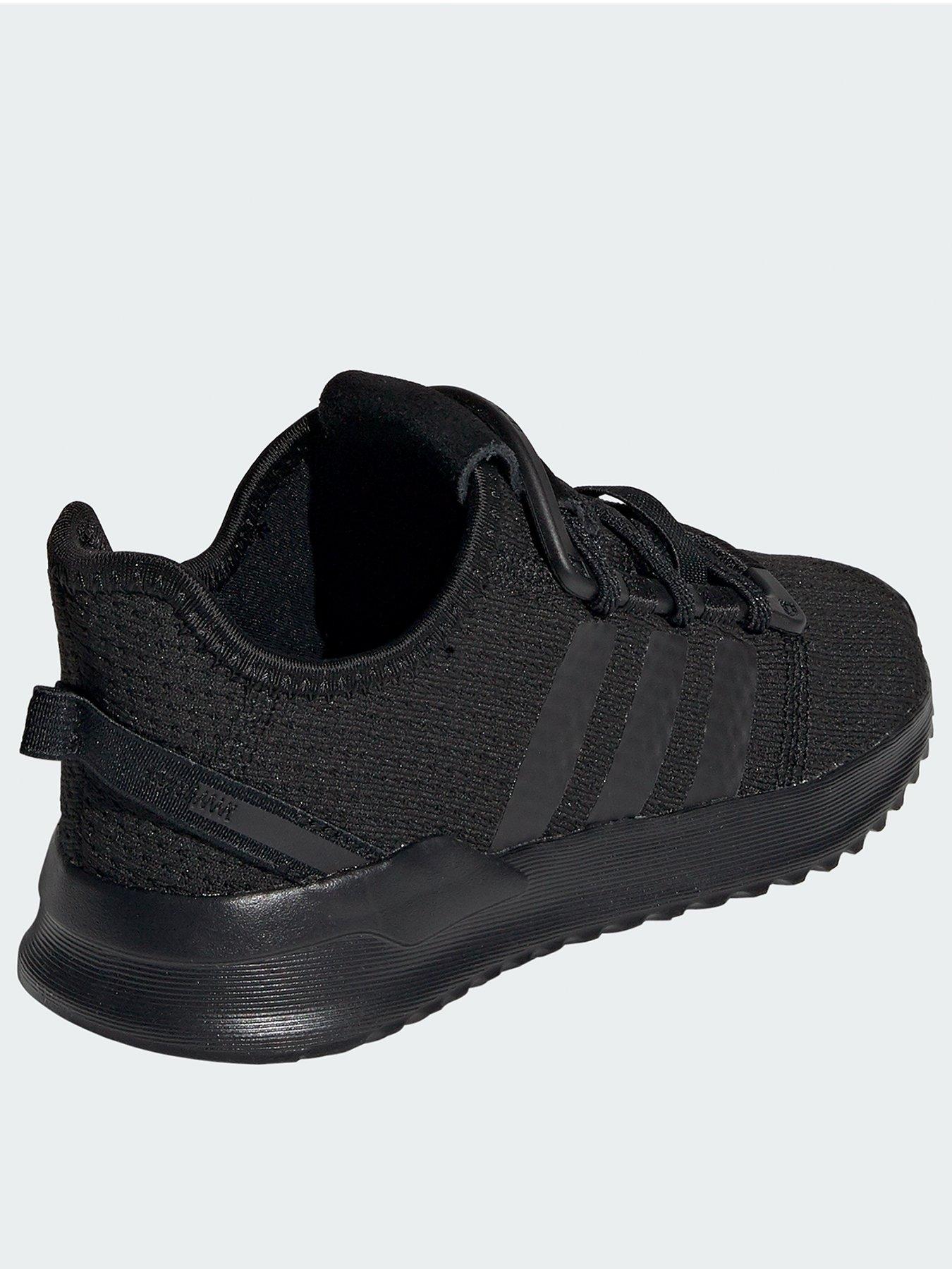 childrens adidas black trainers