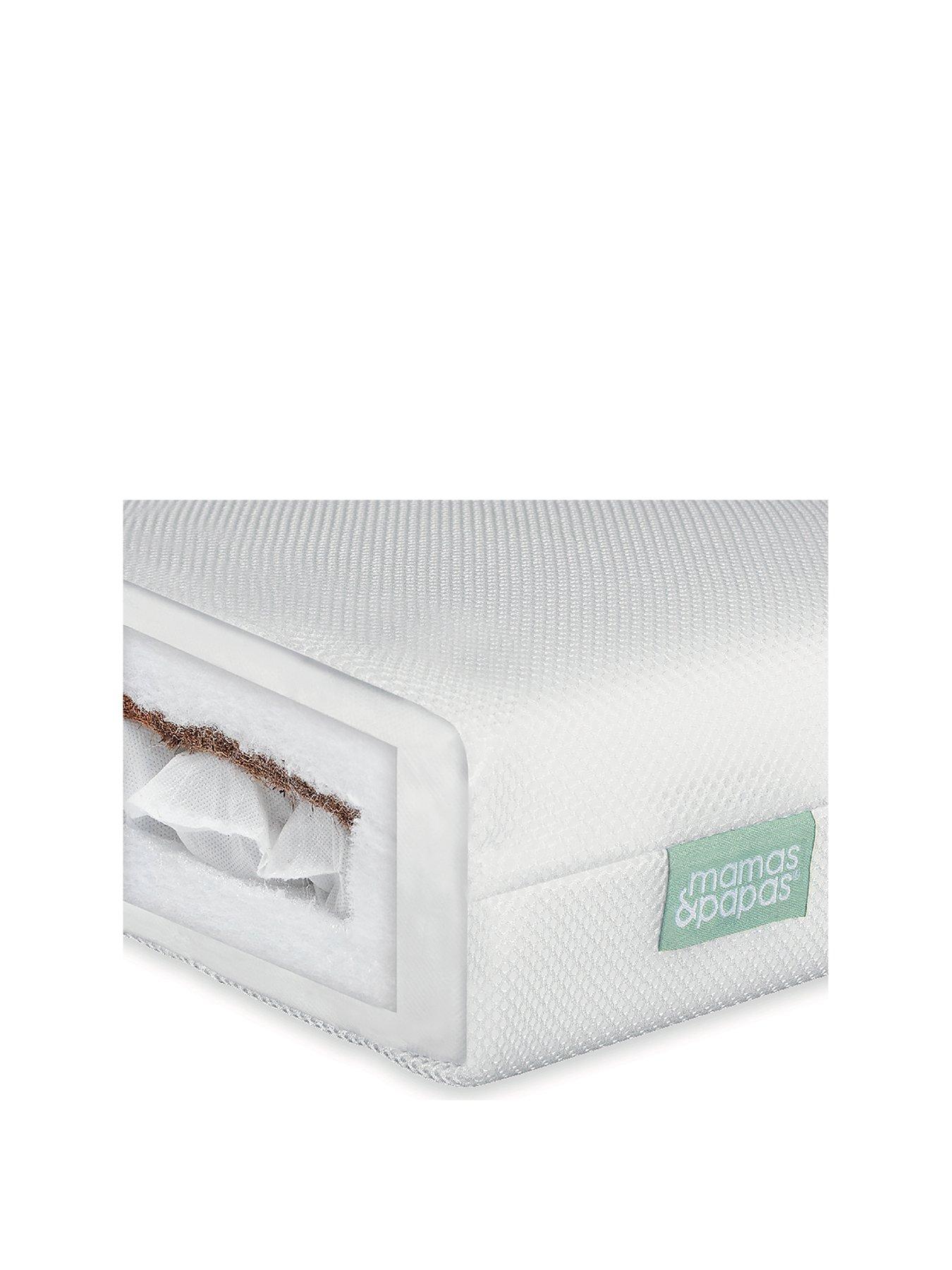 mamas and papas premium dual core cotbed mattress