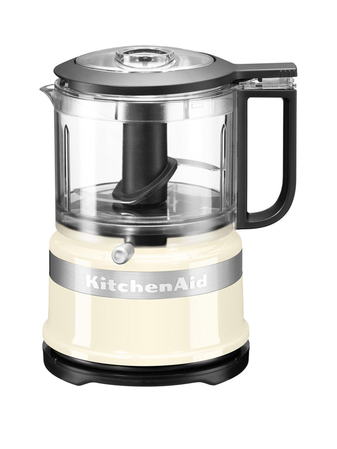 Product photograph of Kitchenaid Mini Food Processor - Almond Cream from very.co.uk