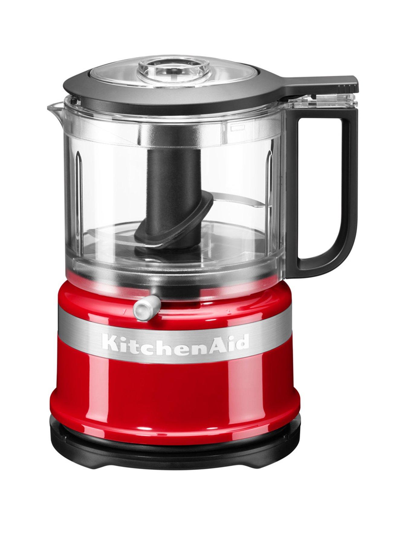 Product photograph of Kitchenaid Mini Food Processor - Empire Red from very.co.uk