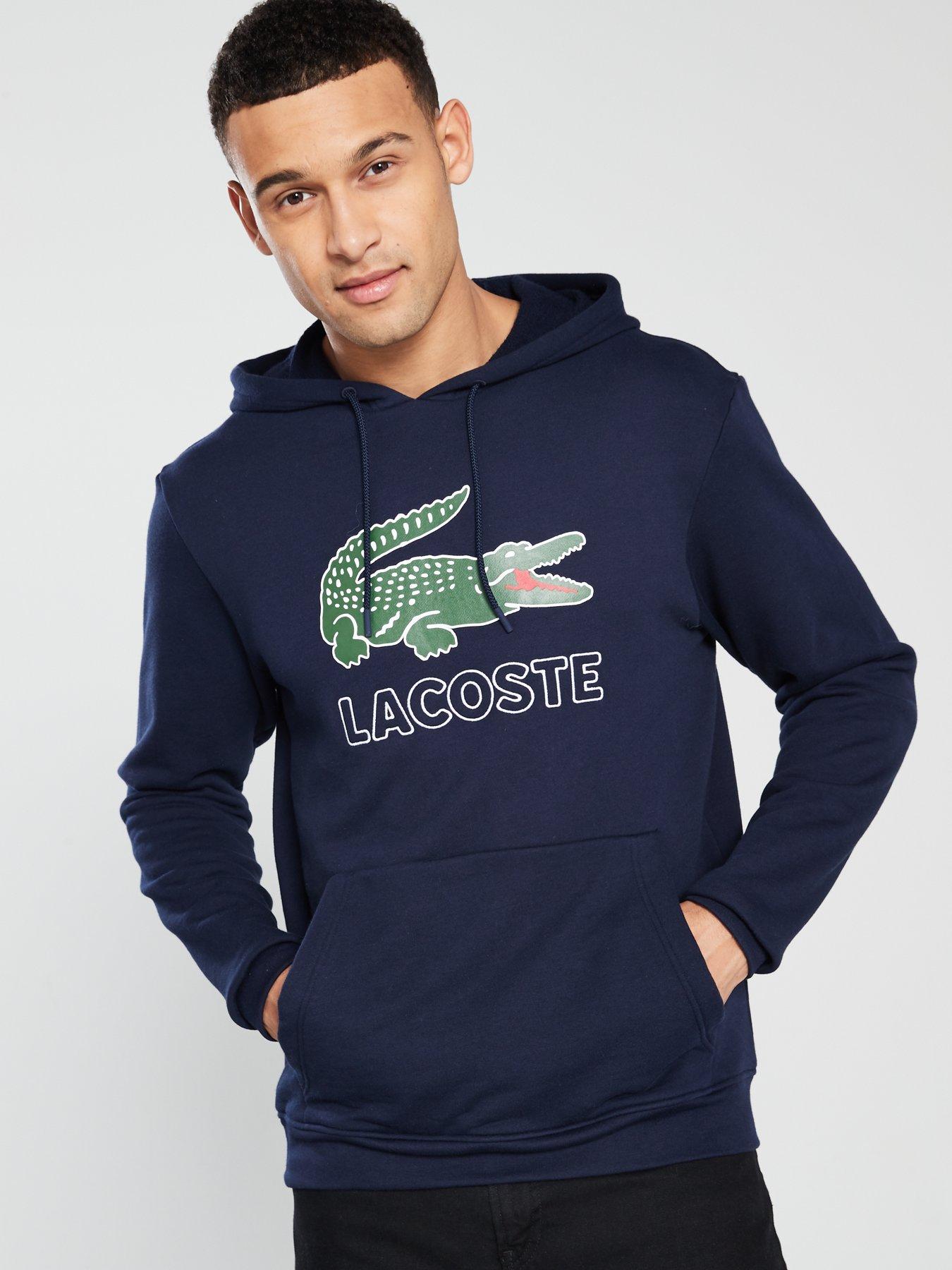 lacoste navy hoodie