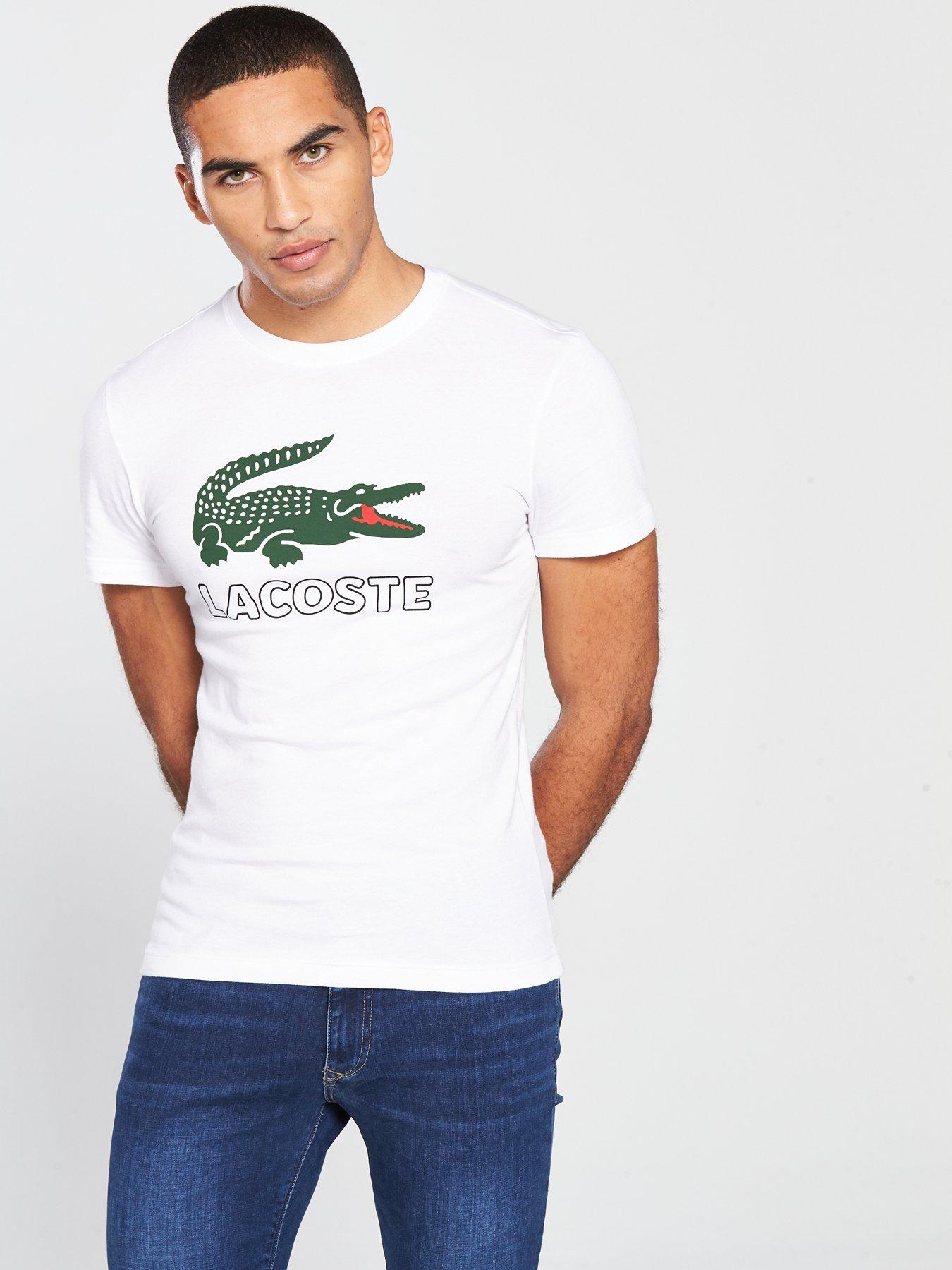 lacoste large logo t shirt