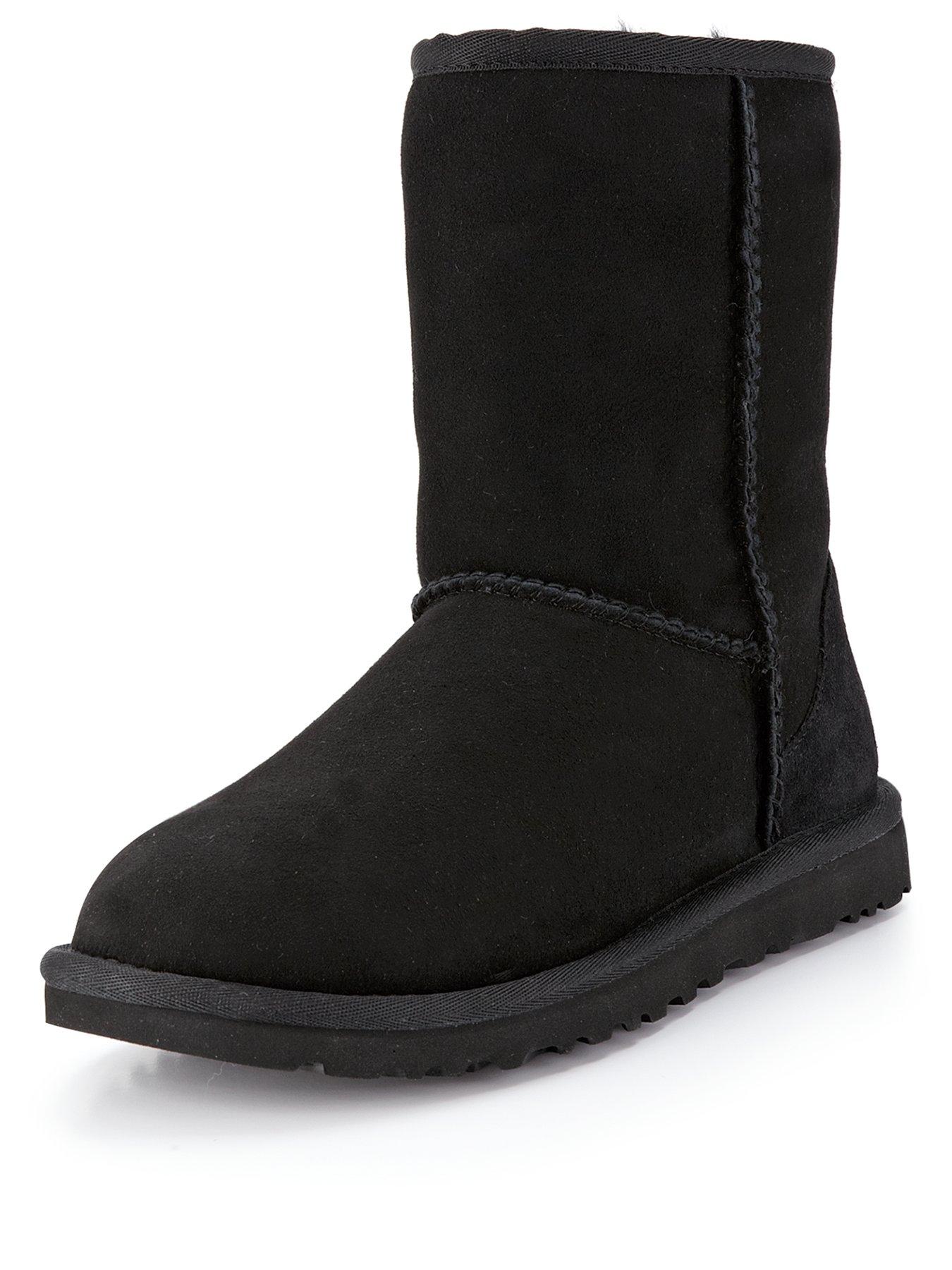 black ugg classic short