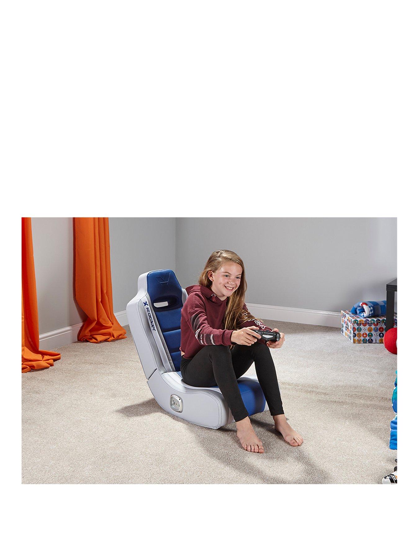 X Rocker Hydra 2.0 Floor Rocker Gaming Chair Blue very.co.uk