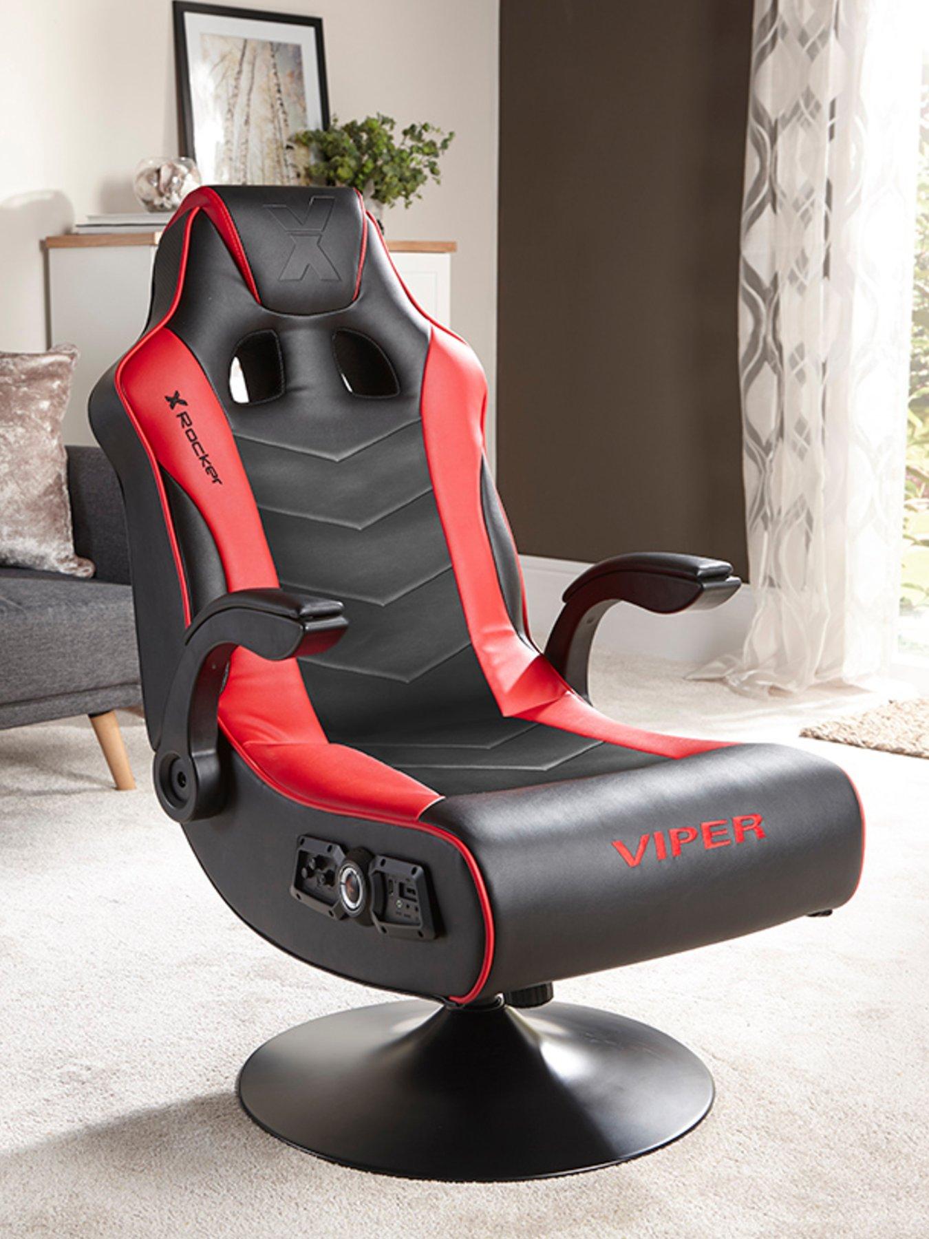 X Rocker Viper 2.1 DAC Pedestal Gaming Chair very.co.uk