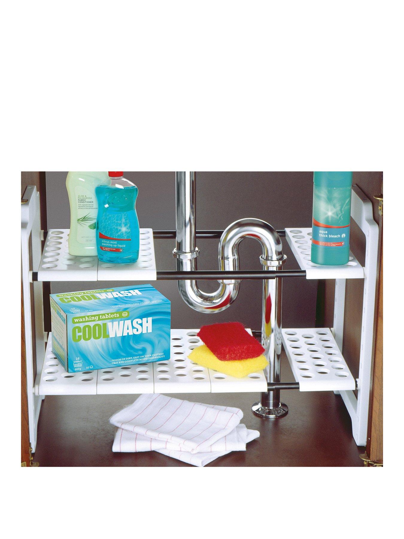 Product photograph of Addis Under Sink Storage Organiser from very.co.uk