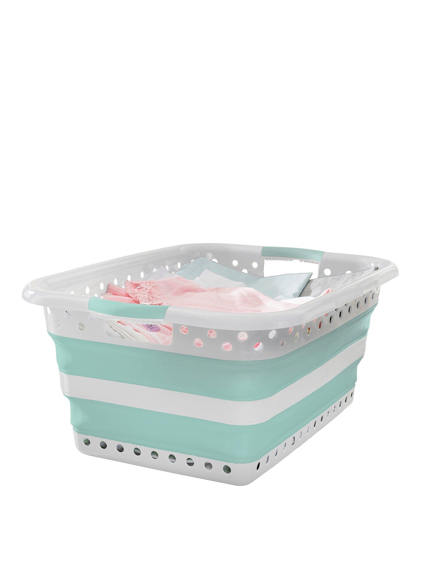 collapsible washing basket