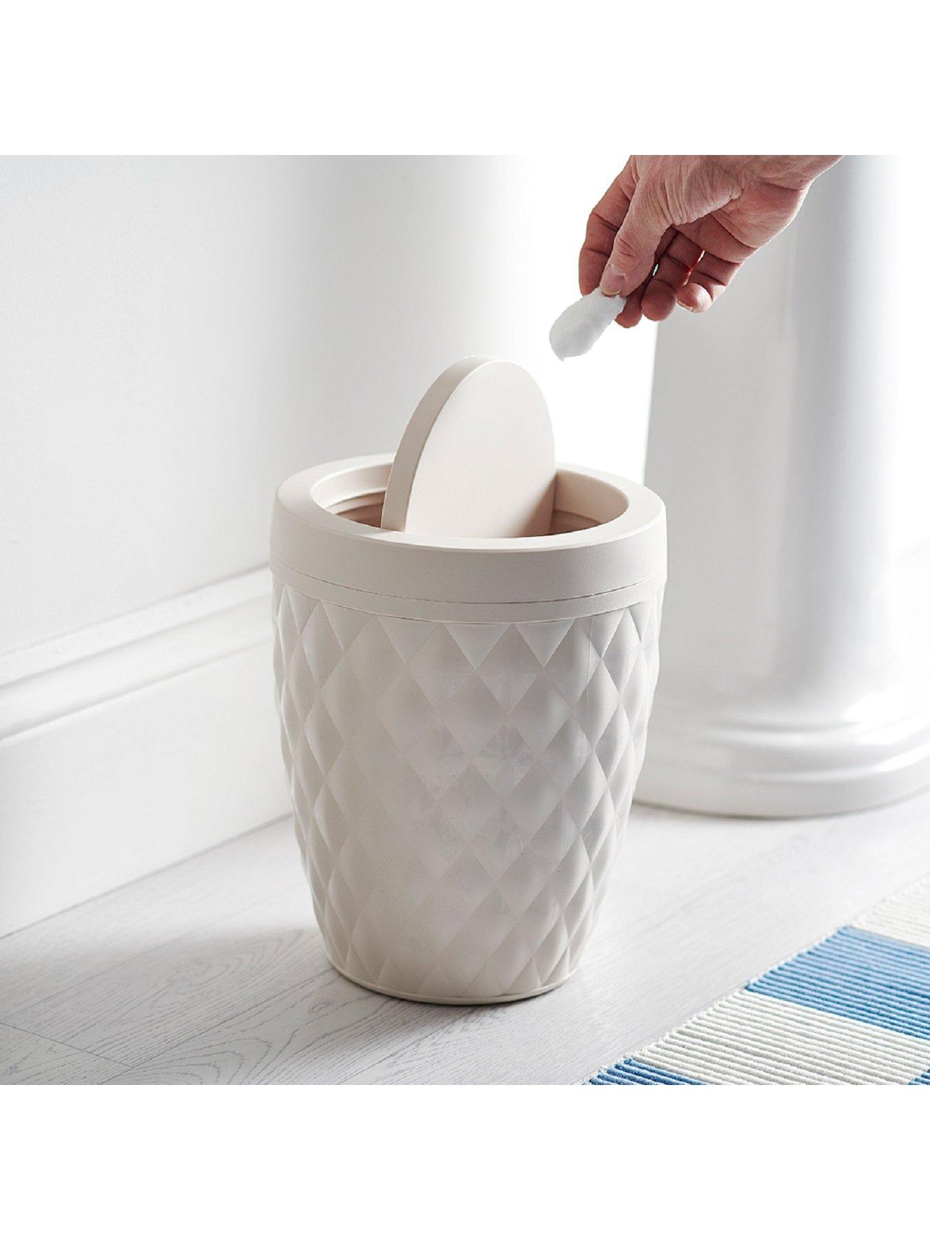 Addis Diamond Finish 5Litre Bathroom Bin very.co.uk