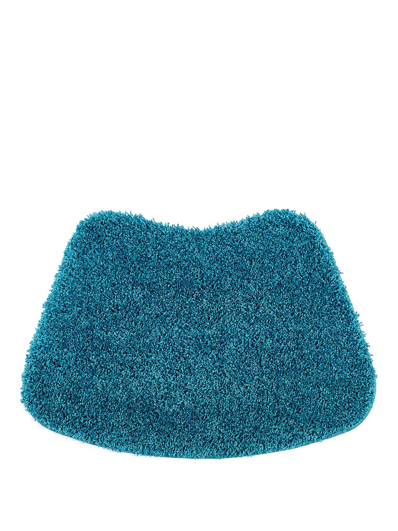 teal bath mat