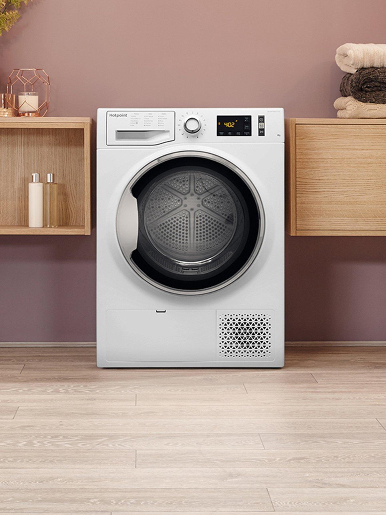 Image 3 of 7 of Hotpoint ActiveCare NTM1182XB 8kg Load Heat Pump Tumble Dryer - White