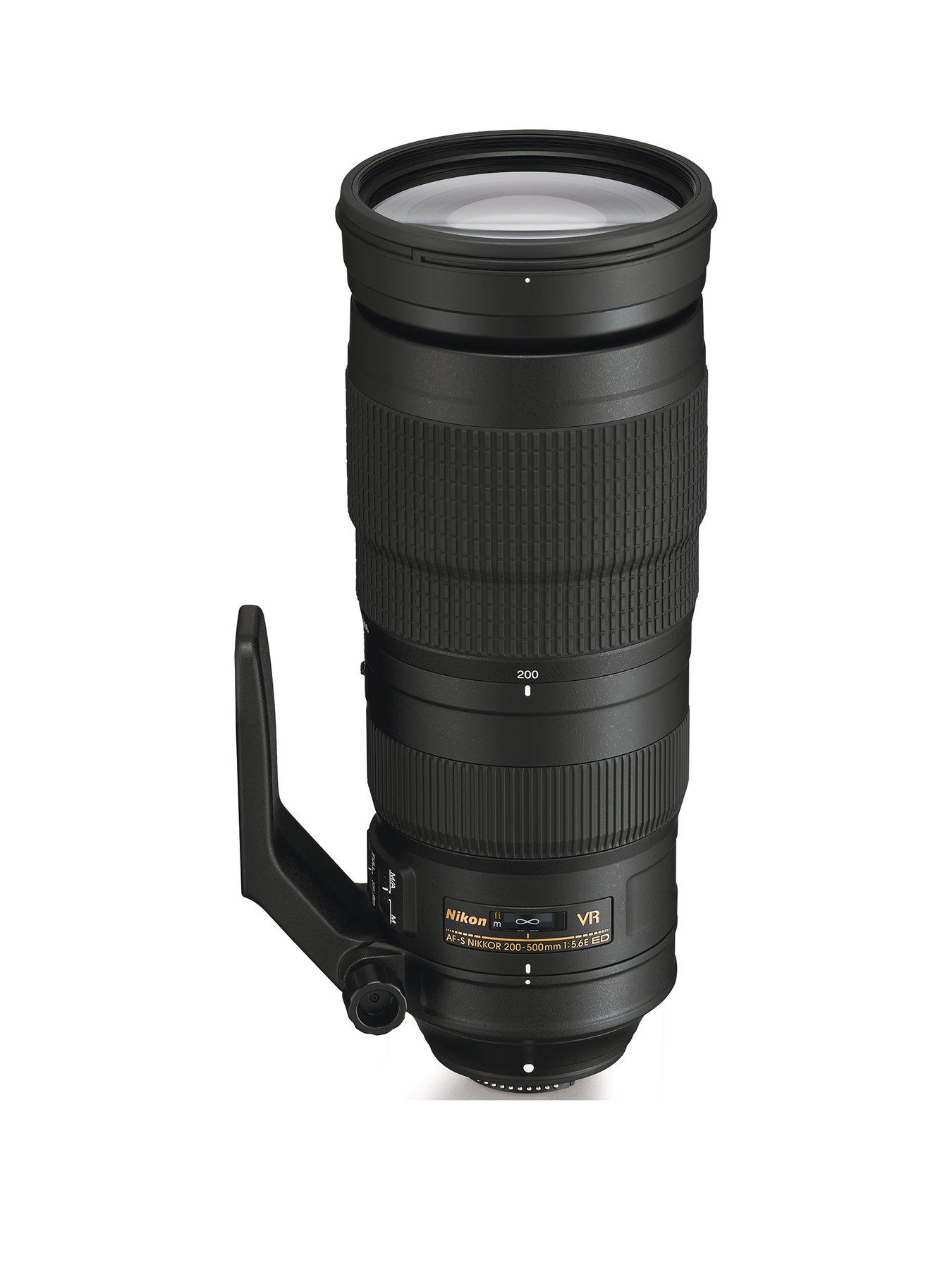 Nikon AF-S Nikkor 200-500mm f/5.6E ED VR Lens | very.co.uk