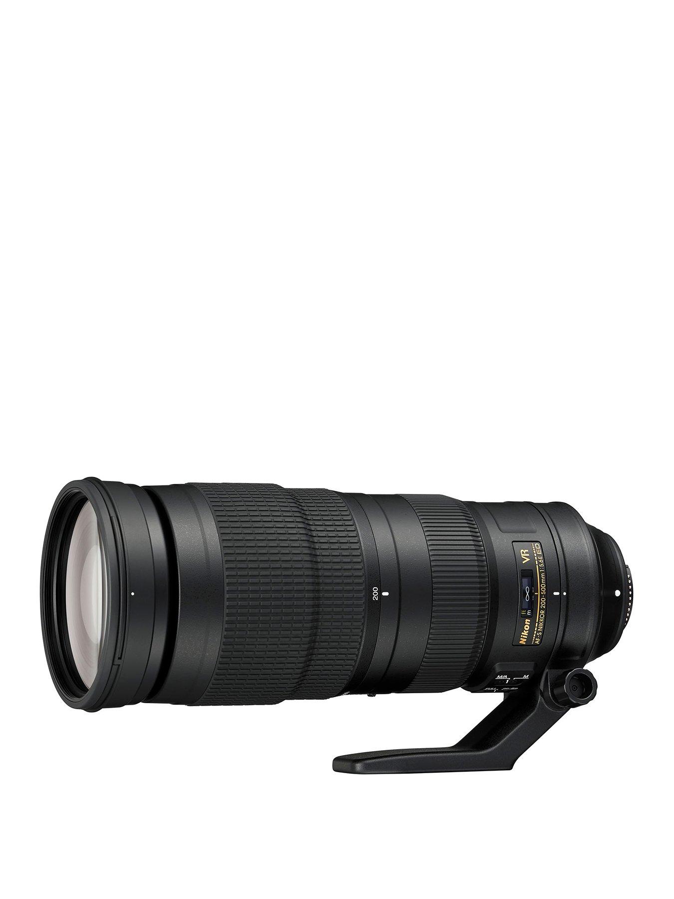 Nikon AF-S Nikkor 200-500mm f/5.6E ED VR Lens | very.co.uk