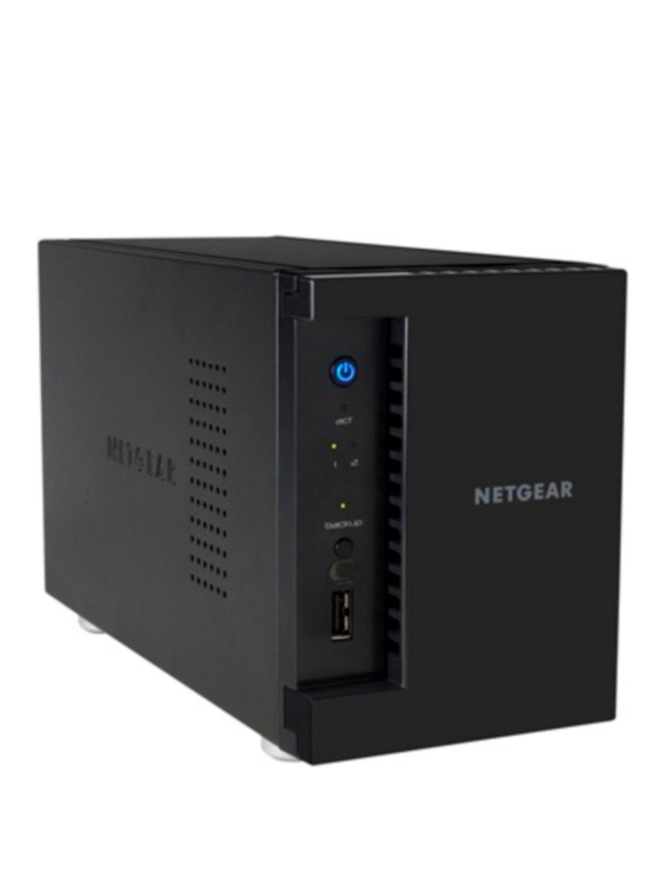 Netgear Readynas 212 2-Bay Network Attached Storage For Personal Cloud With 2 X 2Tb Desktop Hdd (Rn212D22-100Nes)