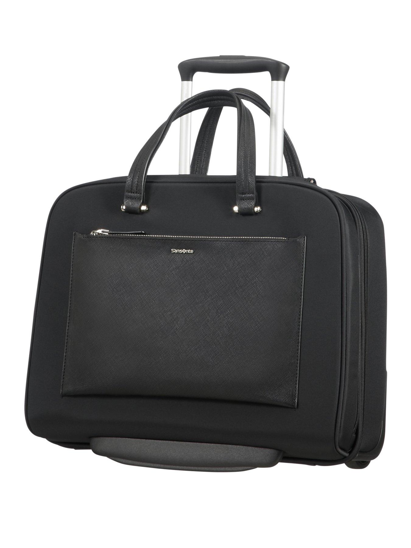 Samsonite Zalia Rolling Tote 15.6 Inch- Black
