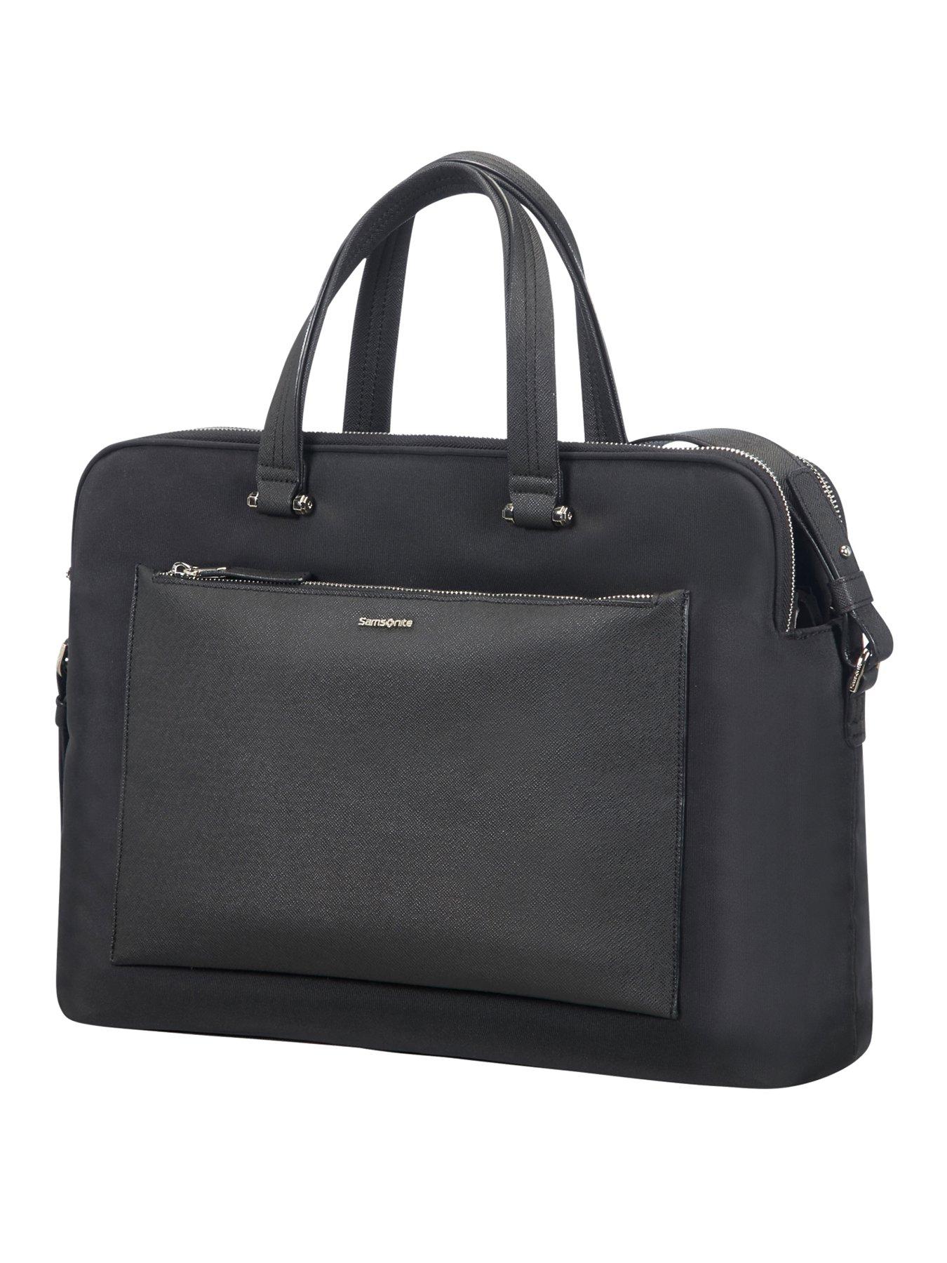 Samsonite Zalia Organized Bailhandle14.1 Inch – Black