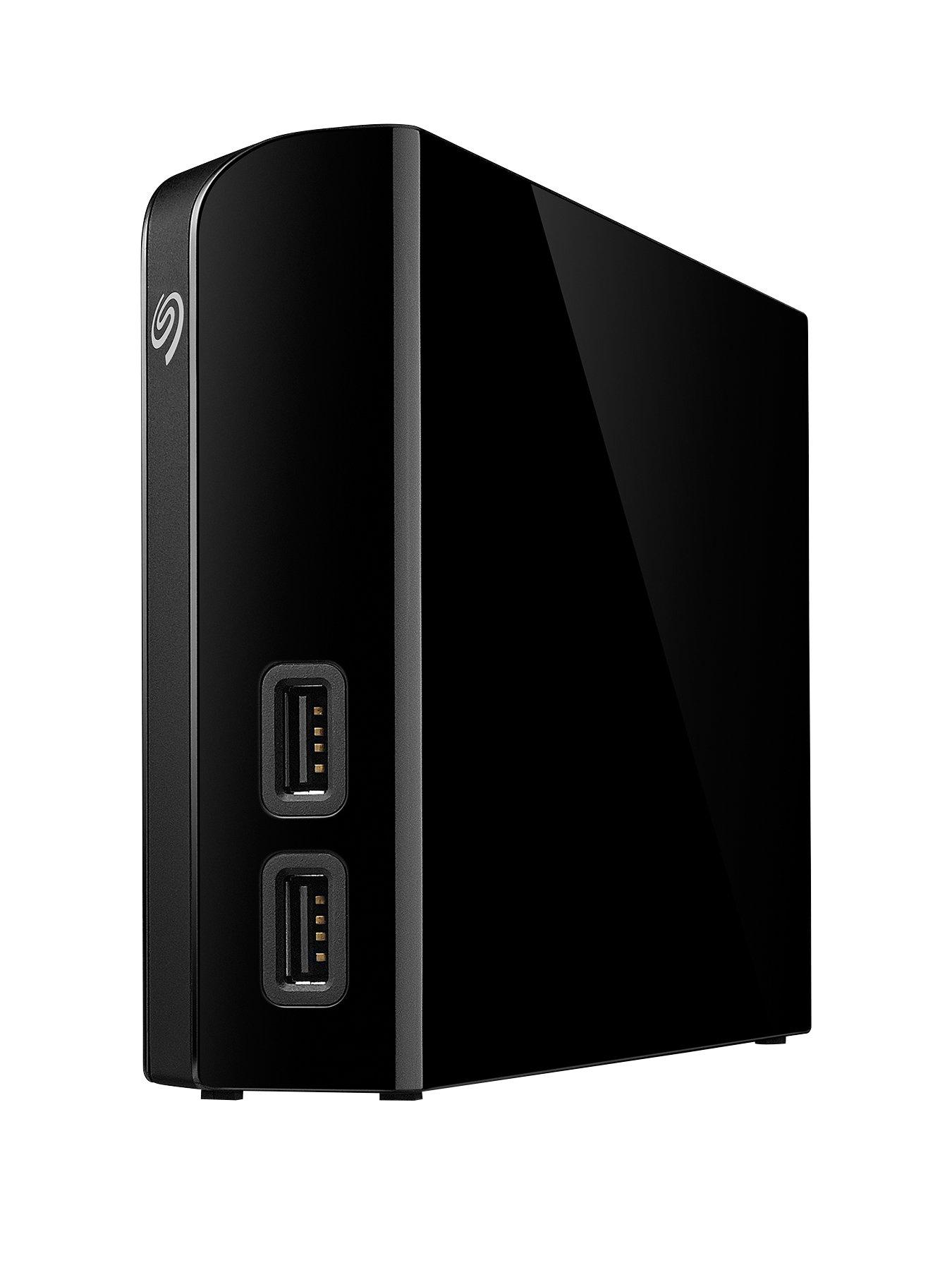 SEAGATE Back Up Plus External Hard Drive - 10 TB, Black, Black