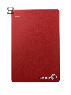 Seagate 2Tb Backup Plus Slim Portable Hard Drive with Optional 2 Year Data Recovery Plan