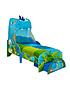 image of worlds-apart-dinosaur-toddler-bed-with-canopy-and-storage