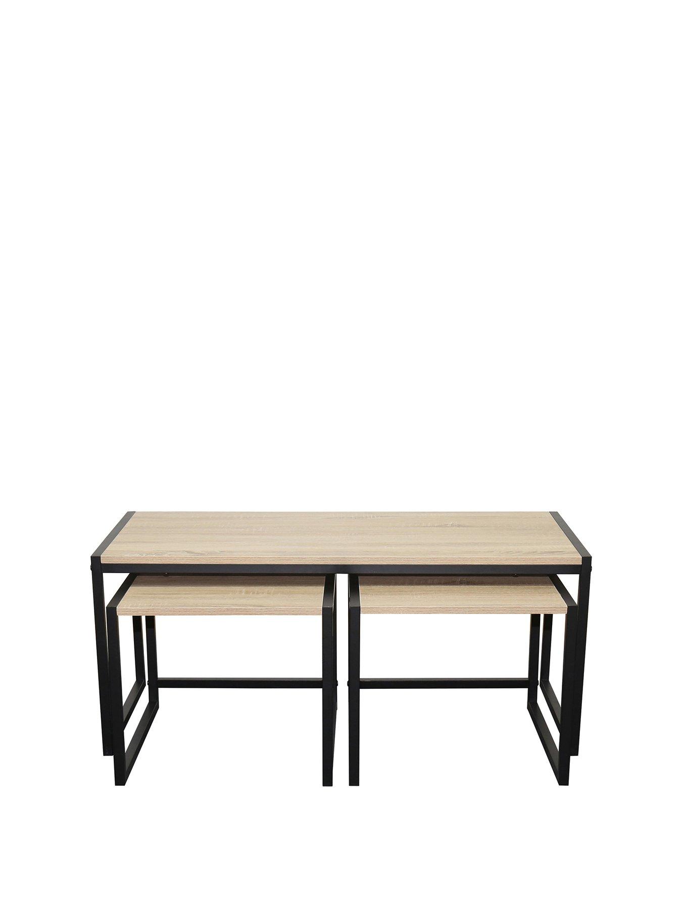 Product photograph of Very Home Telford Industrial Nested Coffee Table from very.co.uk