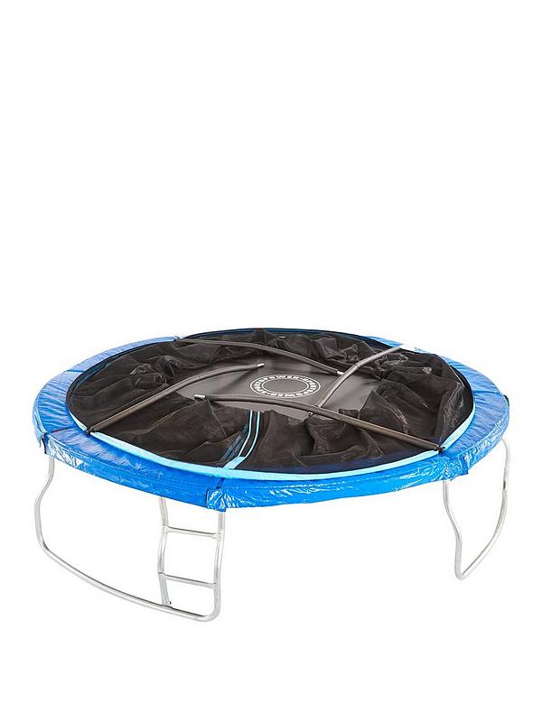 Image 2 of 6 of Sportspower 14ft Trampoline with Easi-Store Folding Safety Enclosure, Reversable Flip Pad and Ladder