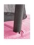  image of sportspower-8ft-pink-trampoline-with-easi-store-folding-enclosure