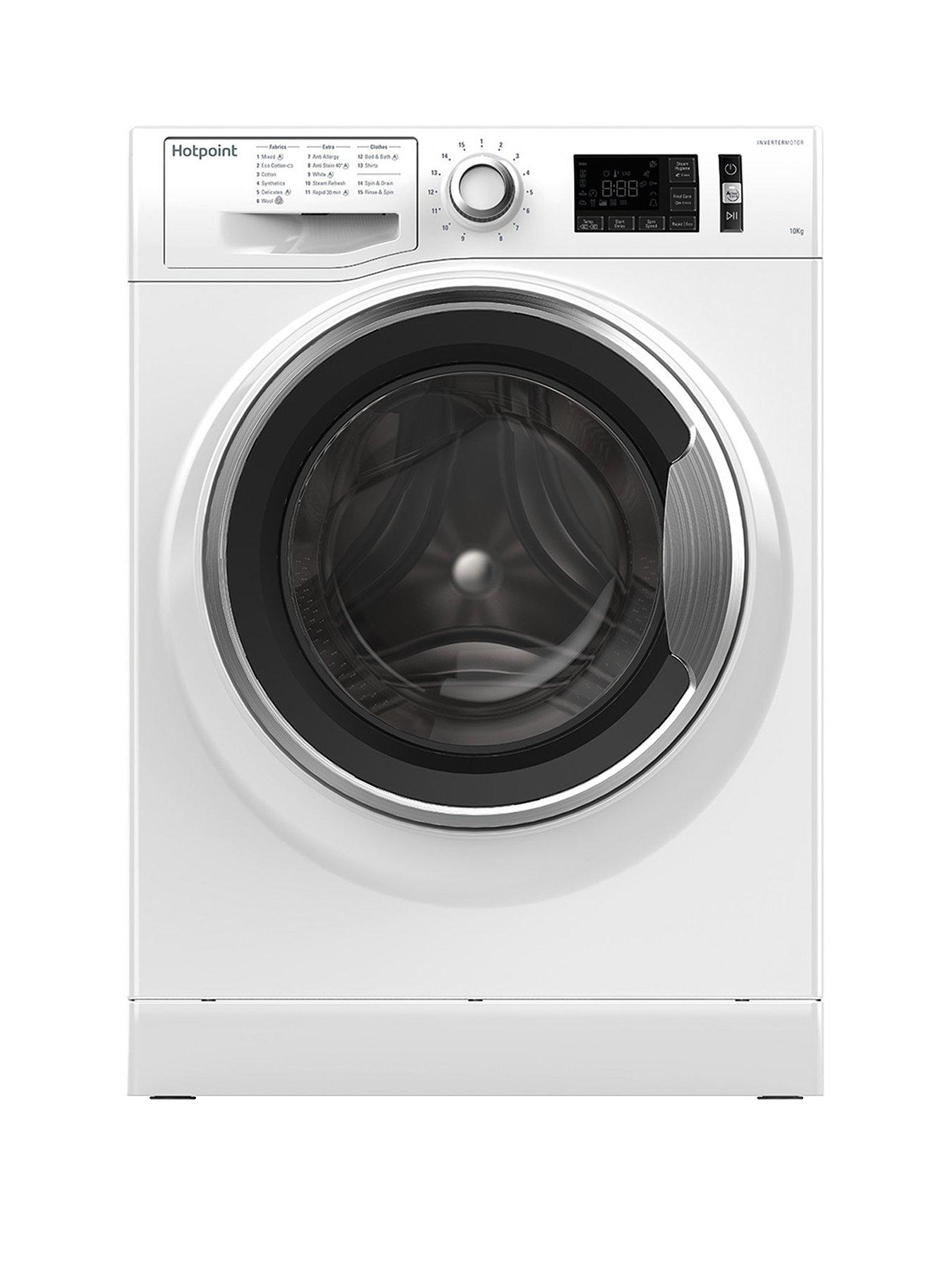 Hotpoint Active Care Nm111045Wca 10Kg Load, 1400 Spin Washing Machine – White